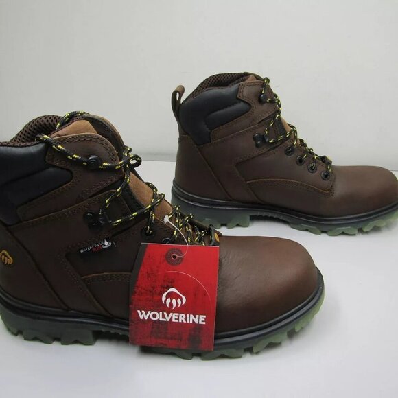 NEW WOLVERINE Mens I-90 Mid Work Boots Carbon Toe Slip-Resistant Size 9.5M - Picture 4 of 6